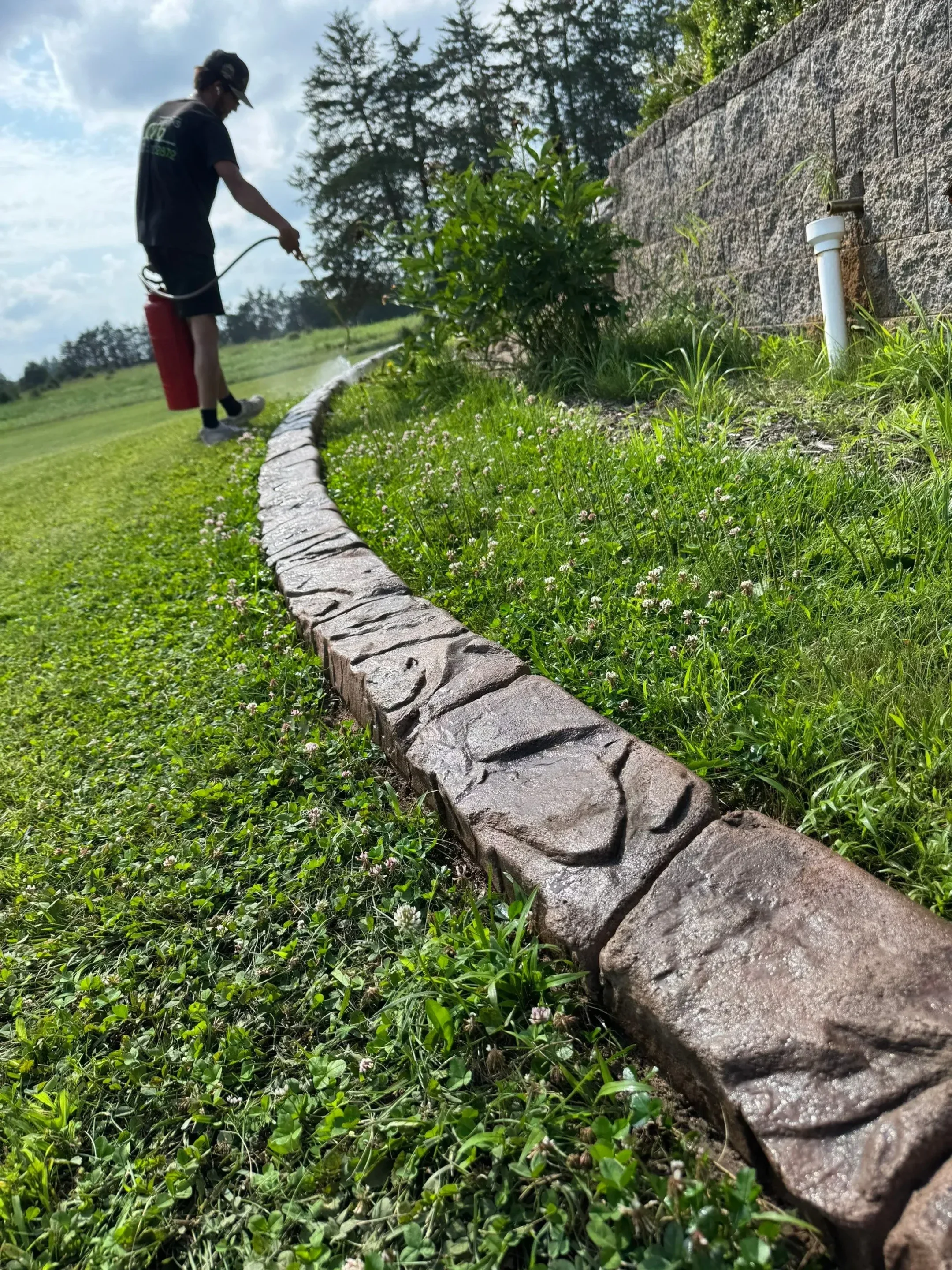 Landscape curbing service areas across Northwest Indiana